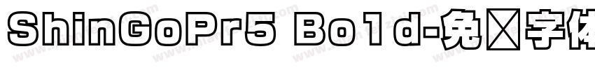 ShinGoPr5 Bo1d字体转换